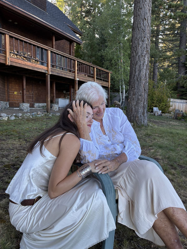 bride and groom dancing
